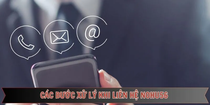 Các bước hỗ trợ khách hàng khi liên hệ Nohu56