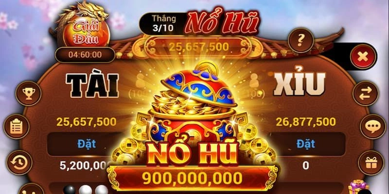 Giao diện nổ hũ bắt mắt